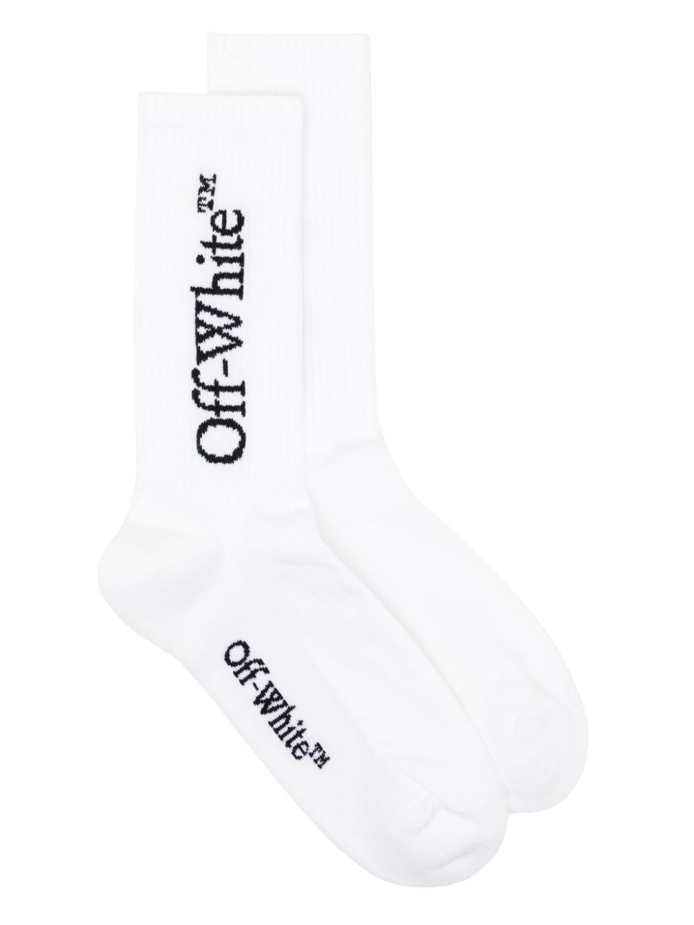 Off-White Bookish logo-intarsia socks von Off-White