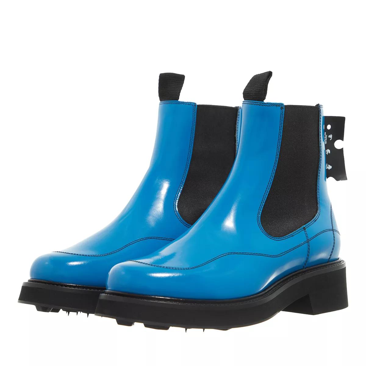 Off-White Stiefel & Boots - Calf Chealsea Boot - Gr. 38 (EU) - in Blau - für Damen von Off-White