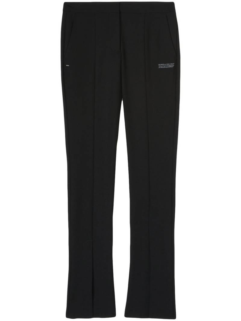 Off-White high-waisted tailored trousers - Black von Off-White