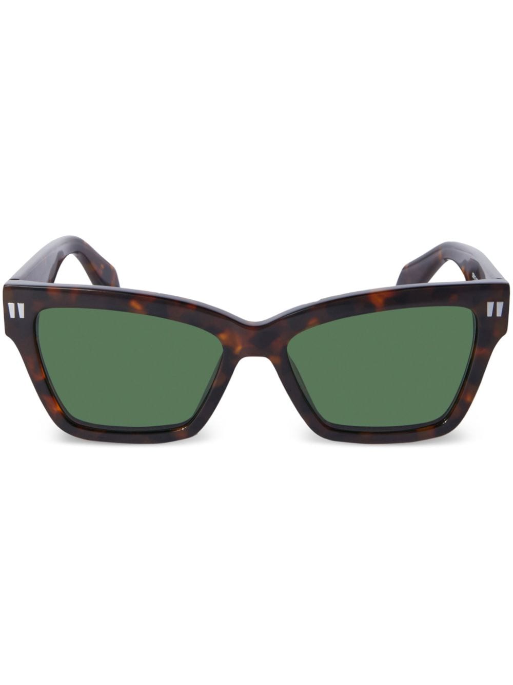 Off-White Eyewear Cincinnati rectangle-frame sunglasses - Brown von Off-White Eyewear
