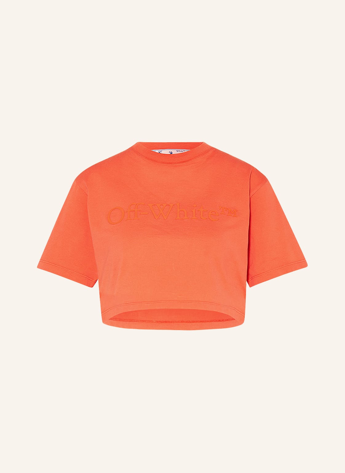 Off-White Cropped-Shirt rot Off-White Cropped-Shirt rot von Off-White
