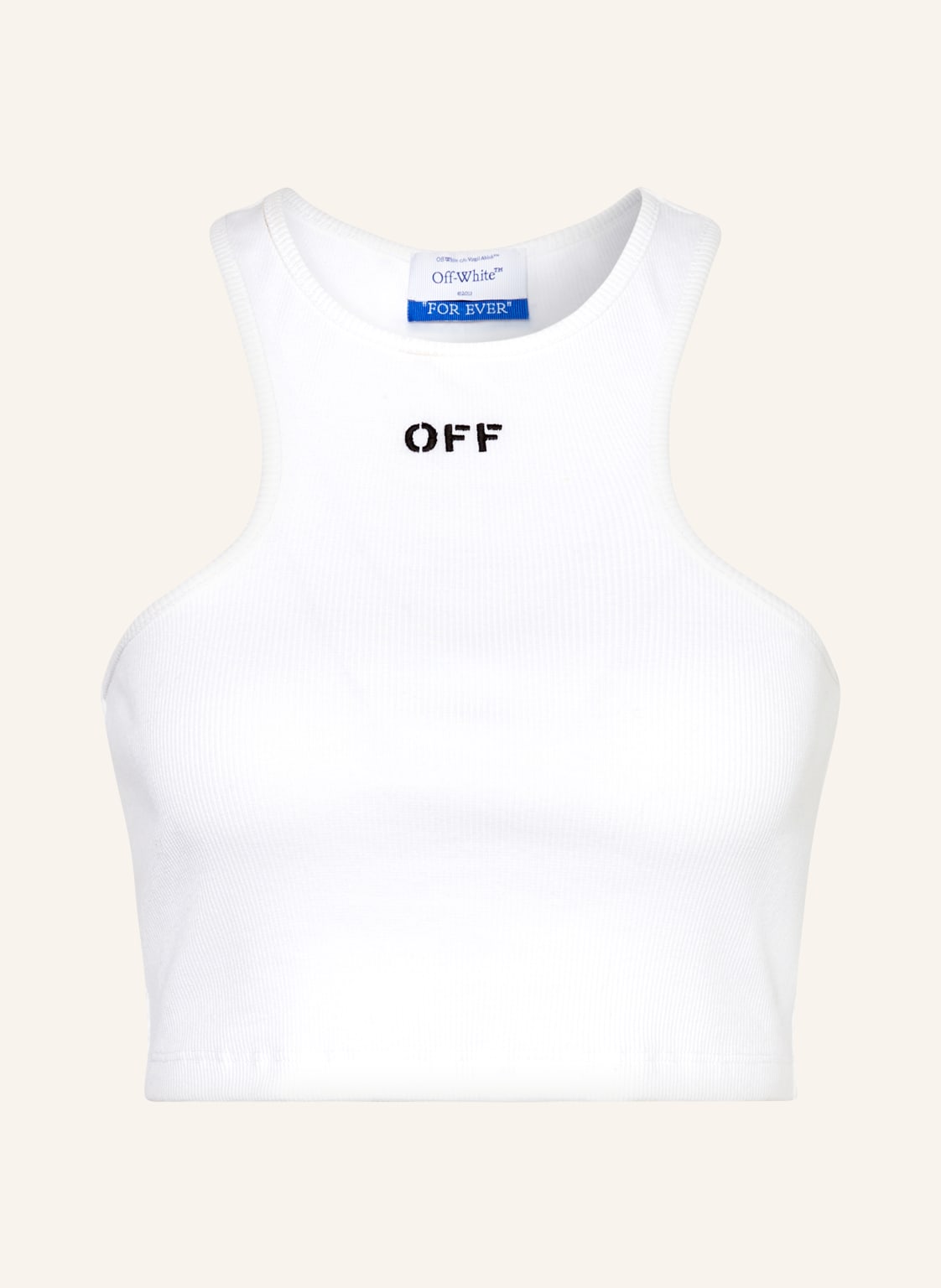 Off-White Cropped-Top weiss von Off-White