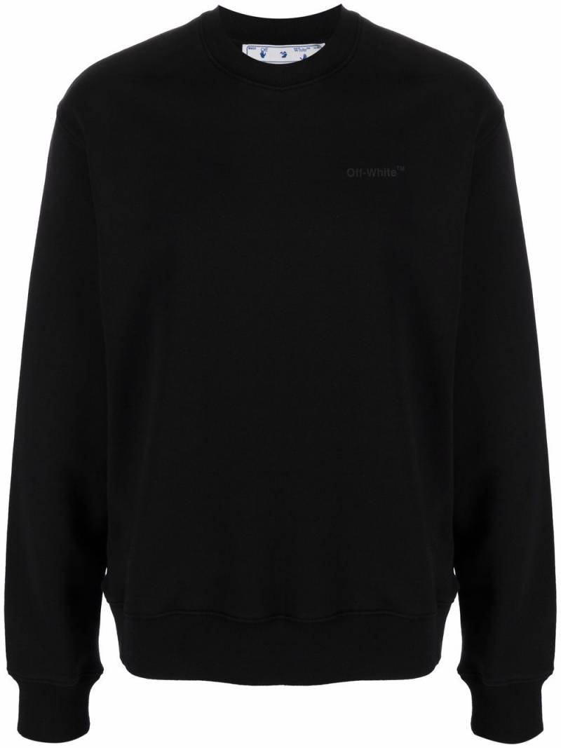 Off-White Diag Tab crew-neck sweatshirt - Black von Off-White