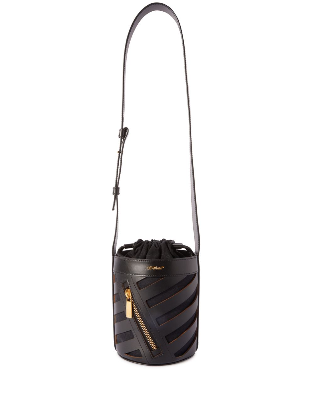 Off-White Diag cut-out bucket bag - Black von Off-White