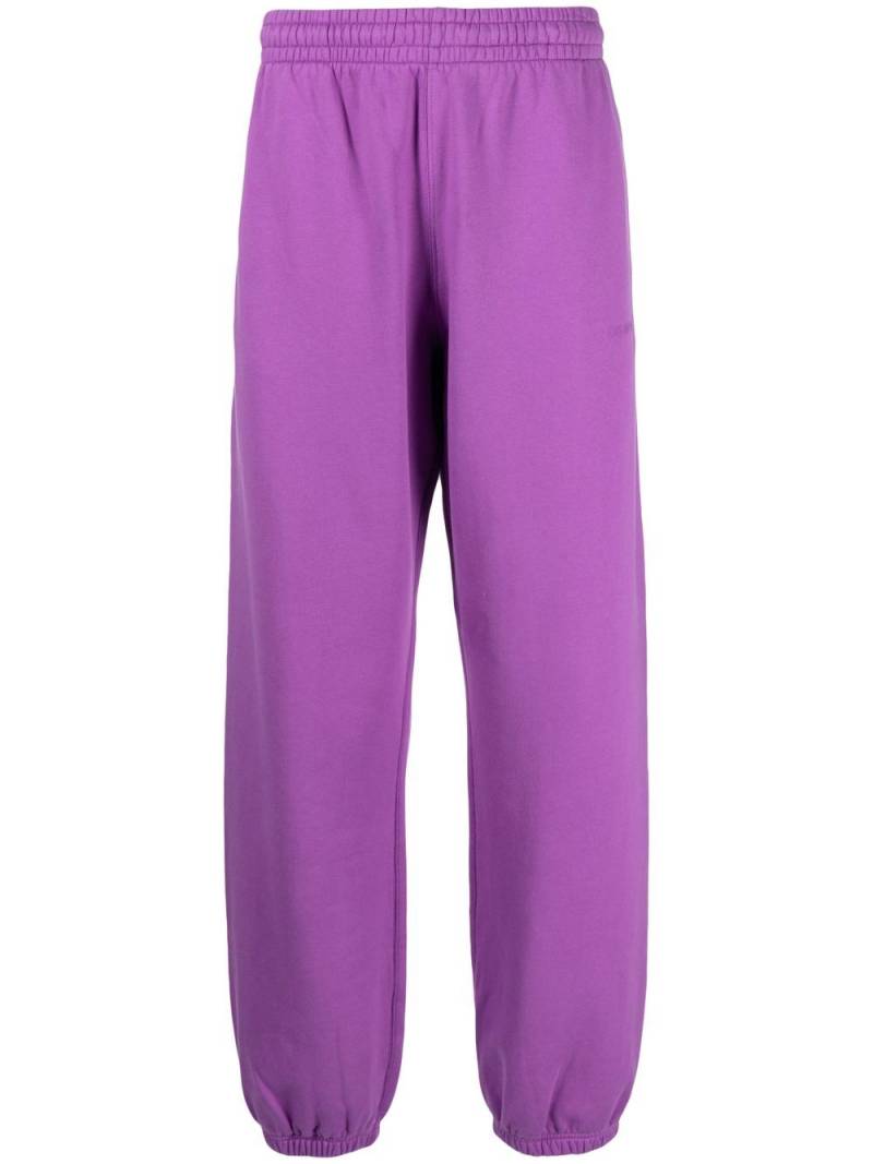 Off-White Diag-print slouchy track pants - Purple von Off-White