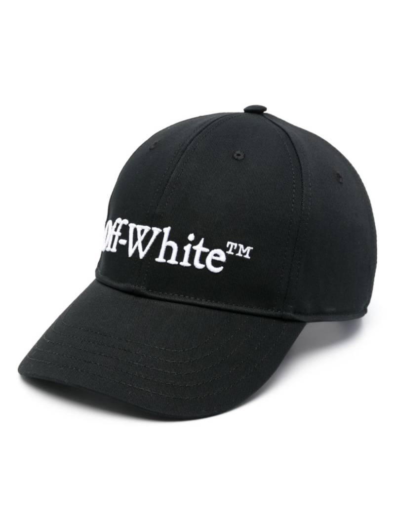 Off-White Drill Logo cotton baseball cap - Black von Off-White