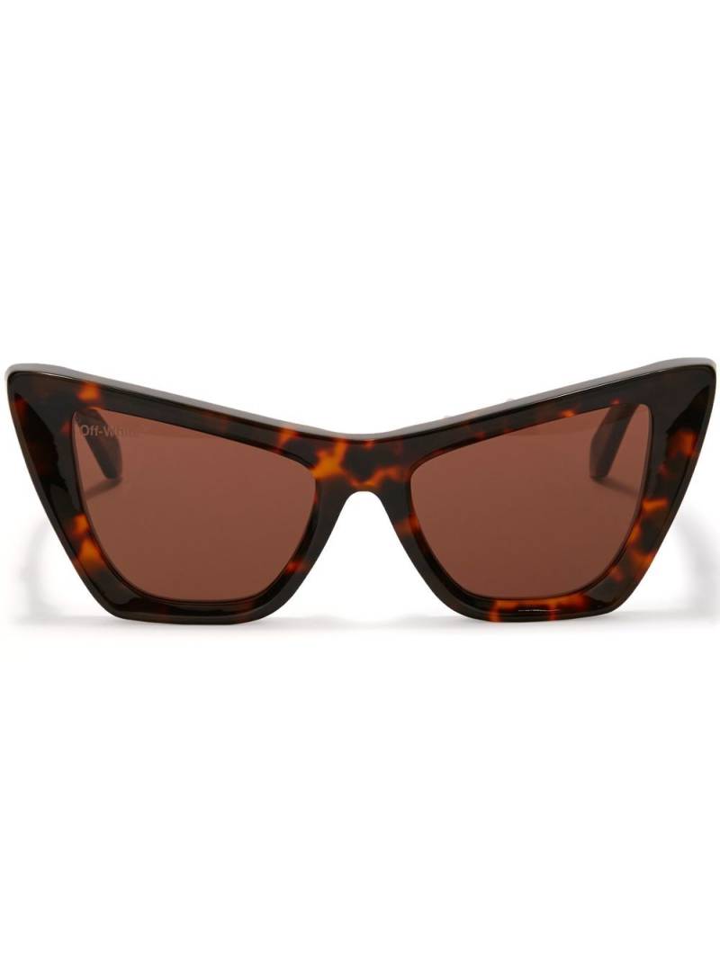 Off-White Eyewear Edvard cat-eye sunglasses - Brown von Off-White Eyewear