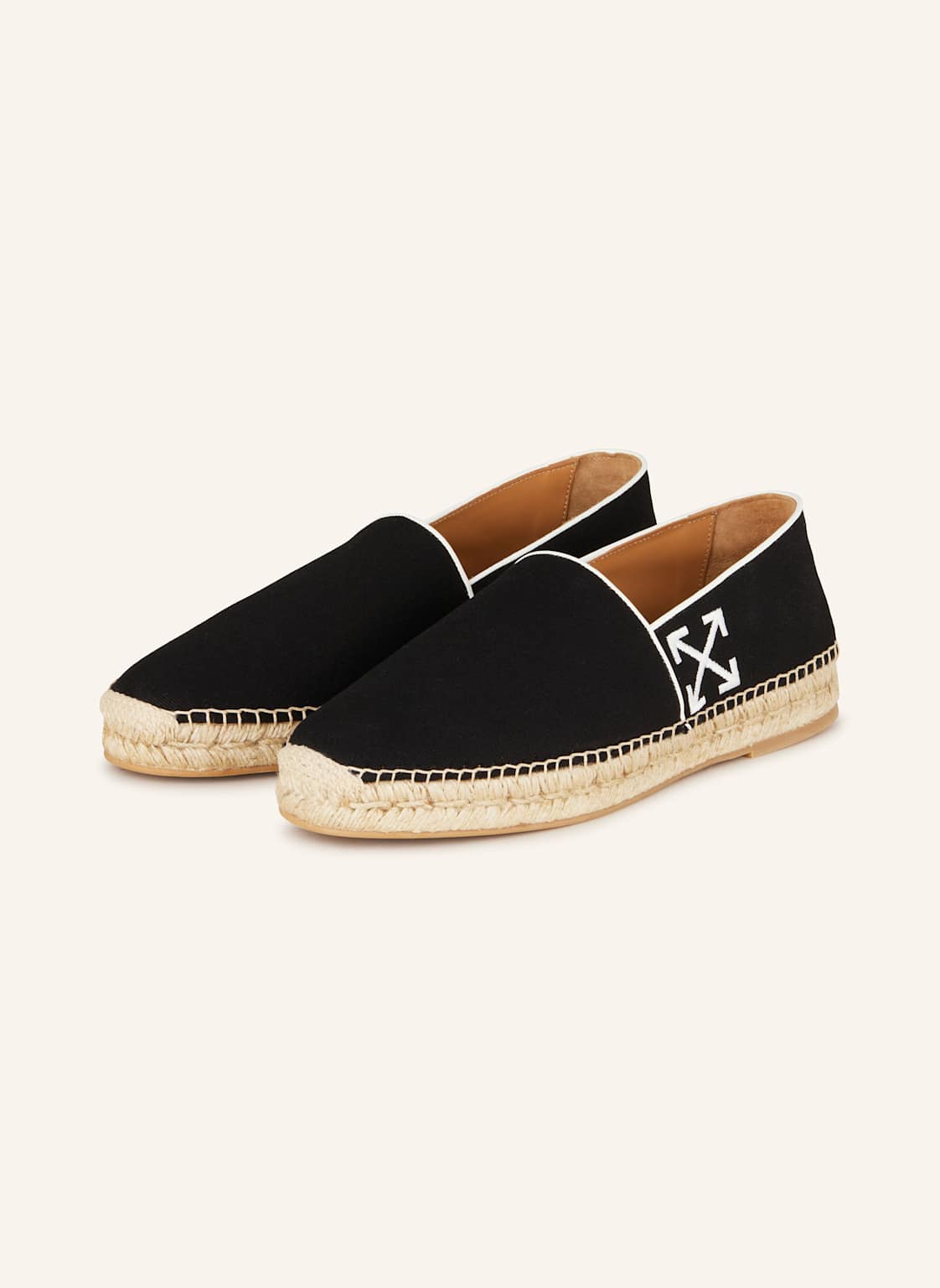 Off-White Espadrilles Biarritz schwarz von Off-White