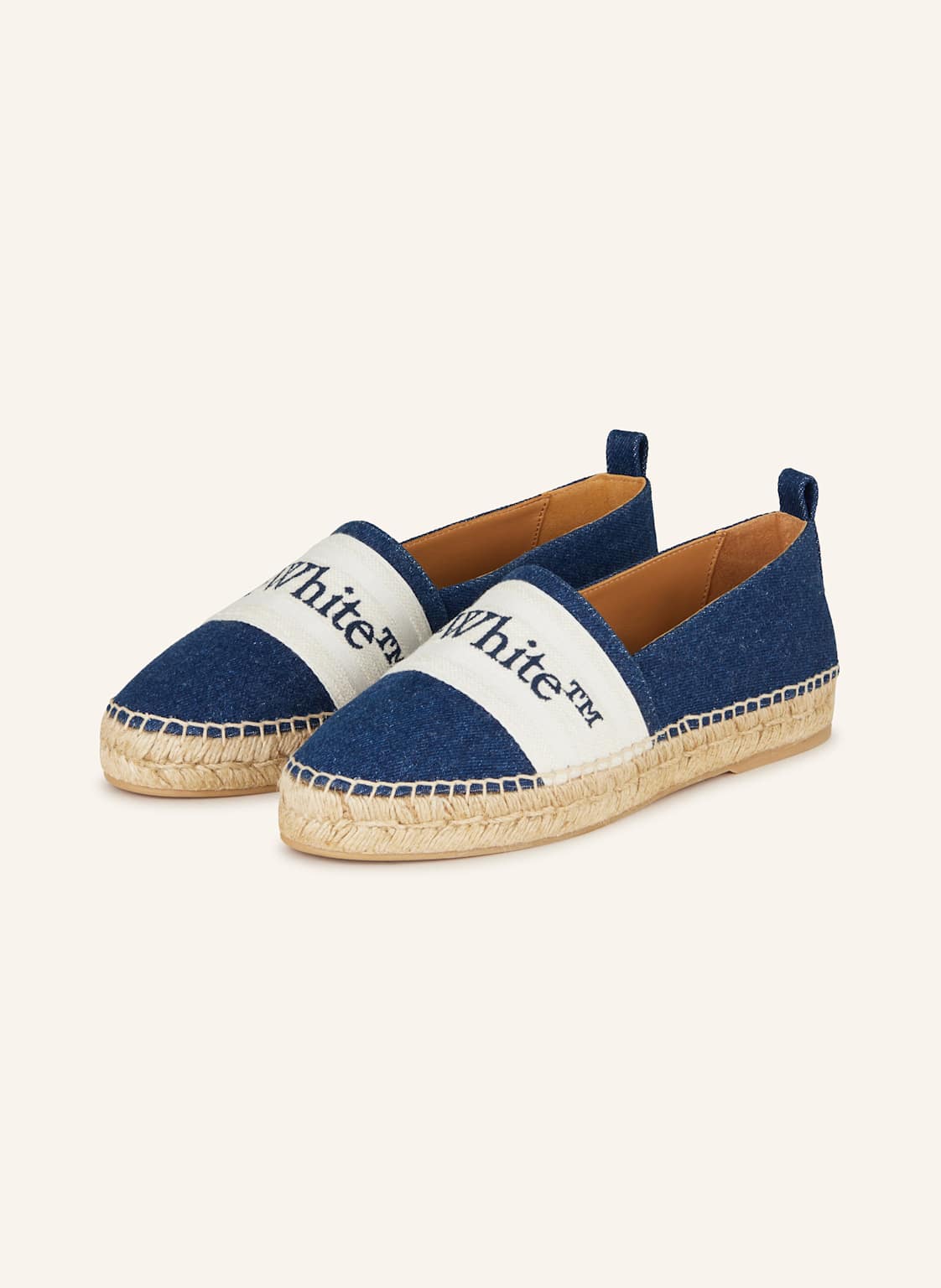 Off-White Espadrilles Bookish blau Off-White Espadrilles Bookish blau von Off-White