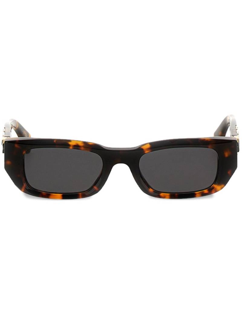 Off-White Eyewear Fillmore rectangle-frame sunglasses - Brown von Off-White Eyewear