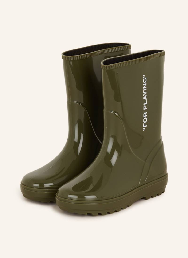 Off-White Gummistiefel gruen Off-White Gummistiefel gruen von Off-White