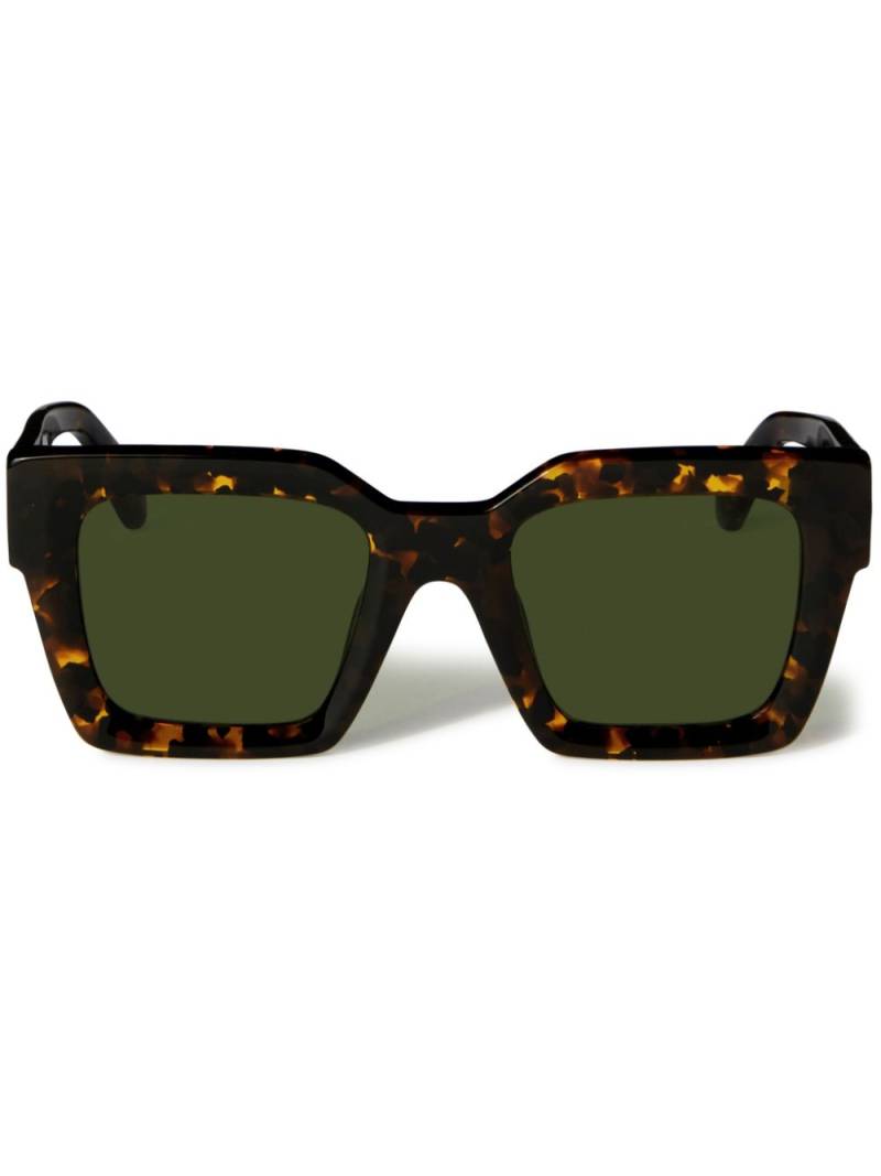 Off-White Jackson tortoiseshell-effect sunglasses - Brown von Off-White