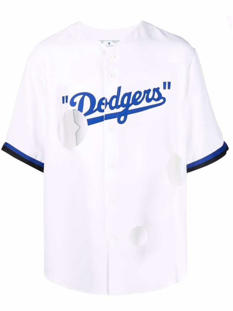 Off-White LA Dodgers cut-out shirt von Off-White