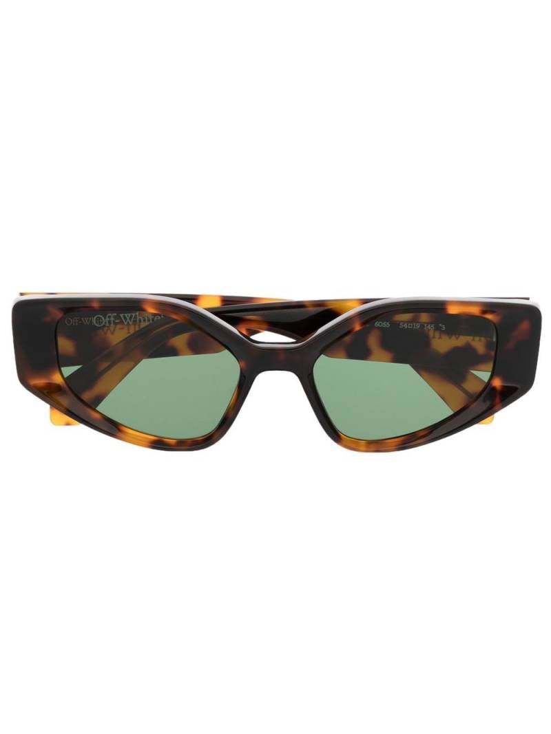 Off-White Eyewear Memphis cat-eye sunglasses - Brown von Off-White Eyewear