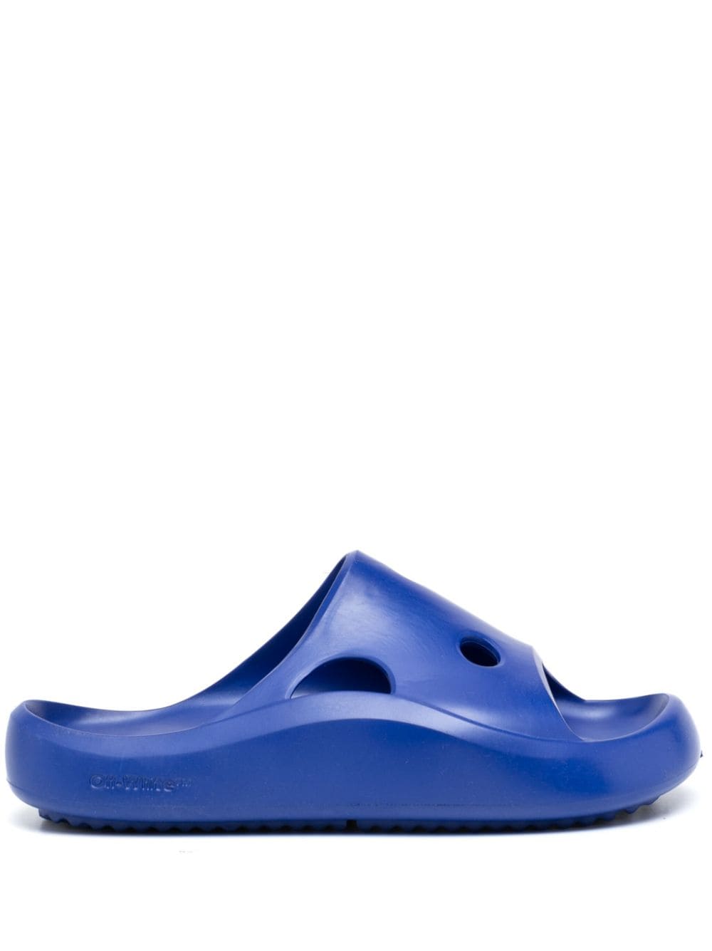 Off-White Meteor cut-out slides - Blue von Off-White