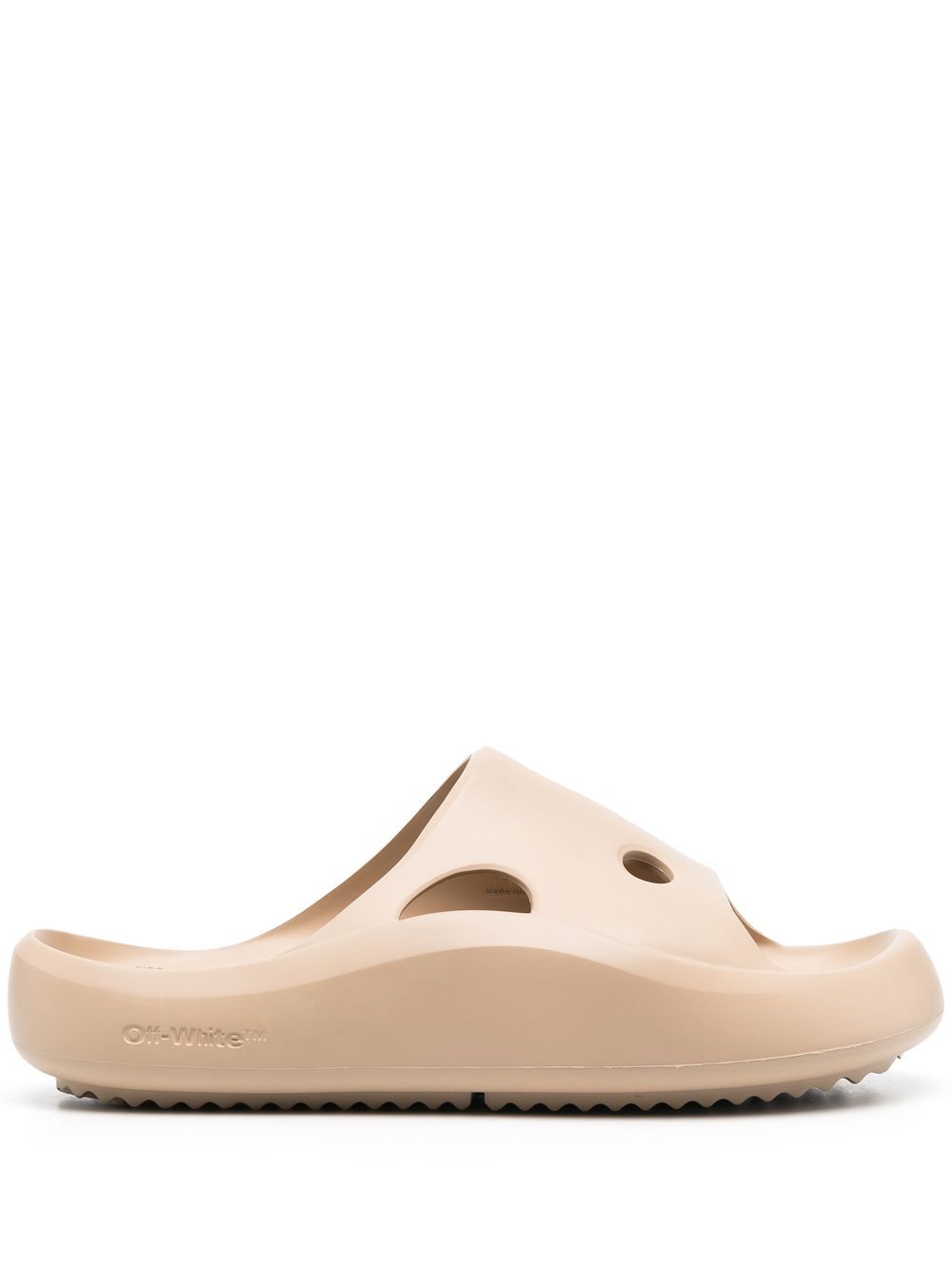 Off-White Meteor cut-out slides - Neutrals von Off-White