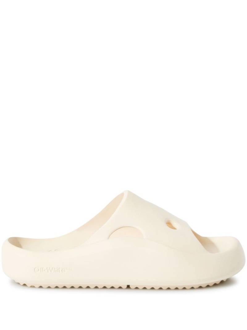 Off-White Meteor flat slides - Neutrals von Off-White