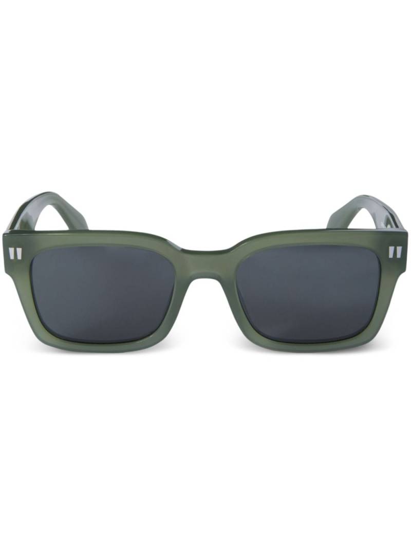 Off-White Eyewear Midland square-frame sunglasses - Green von Off-White Eyewear