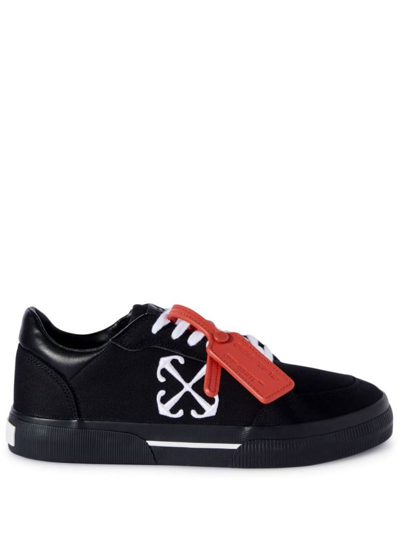 Off-White New Low Vulcanized canvas sneakers - Black von Off-White