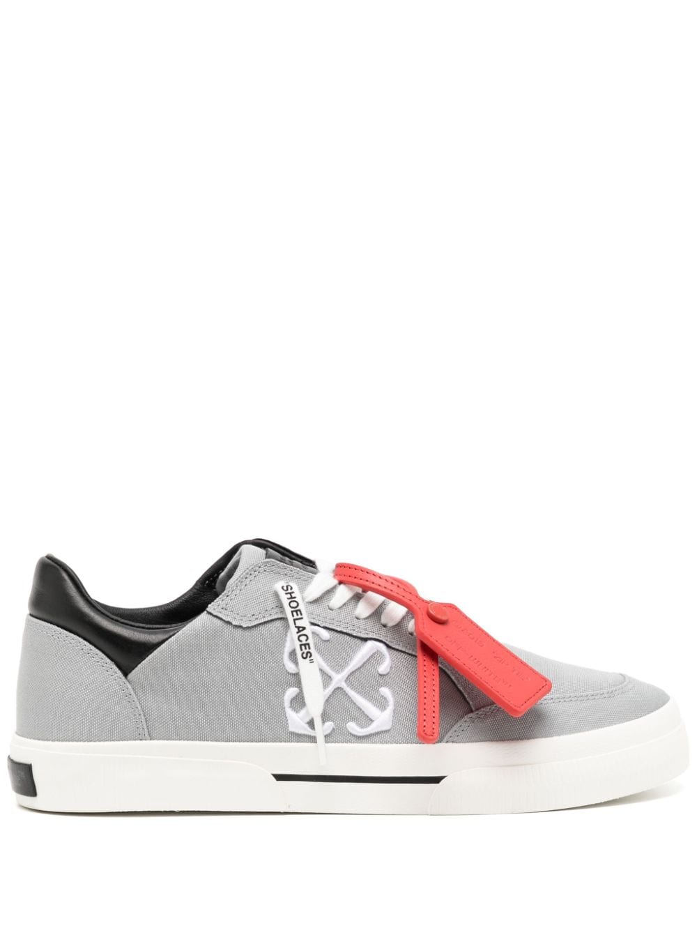 Off-White New Low Vulcanized lace-up sneakers - Grey von Off-White