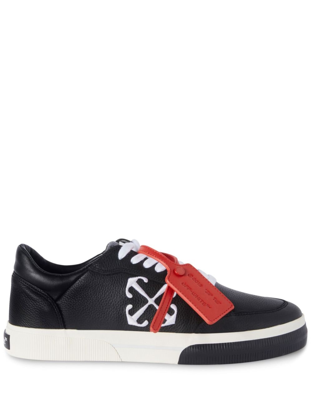 Off-White New Low Vulcanized leather sneakers - Black von Off-White