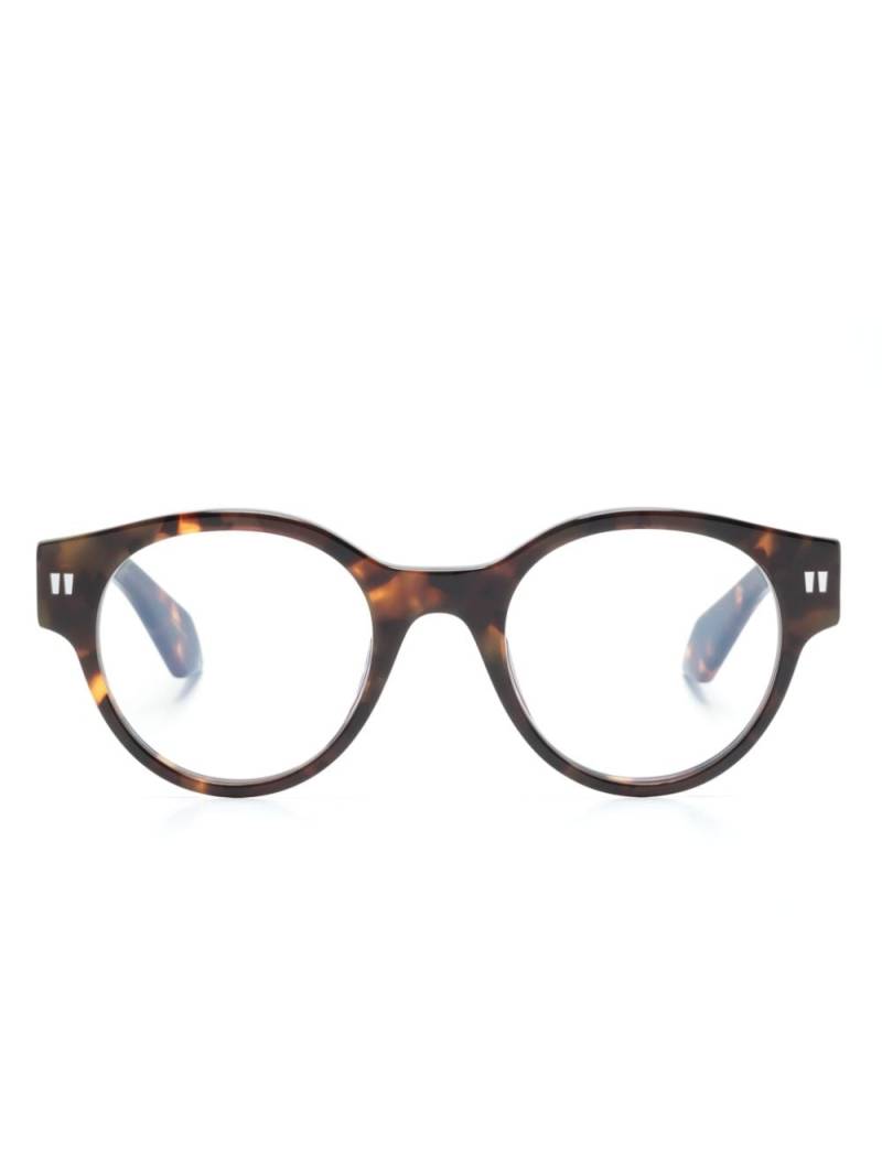 Off-White Oerj055 glasses - Brown von Off-White