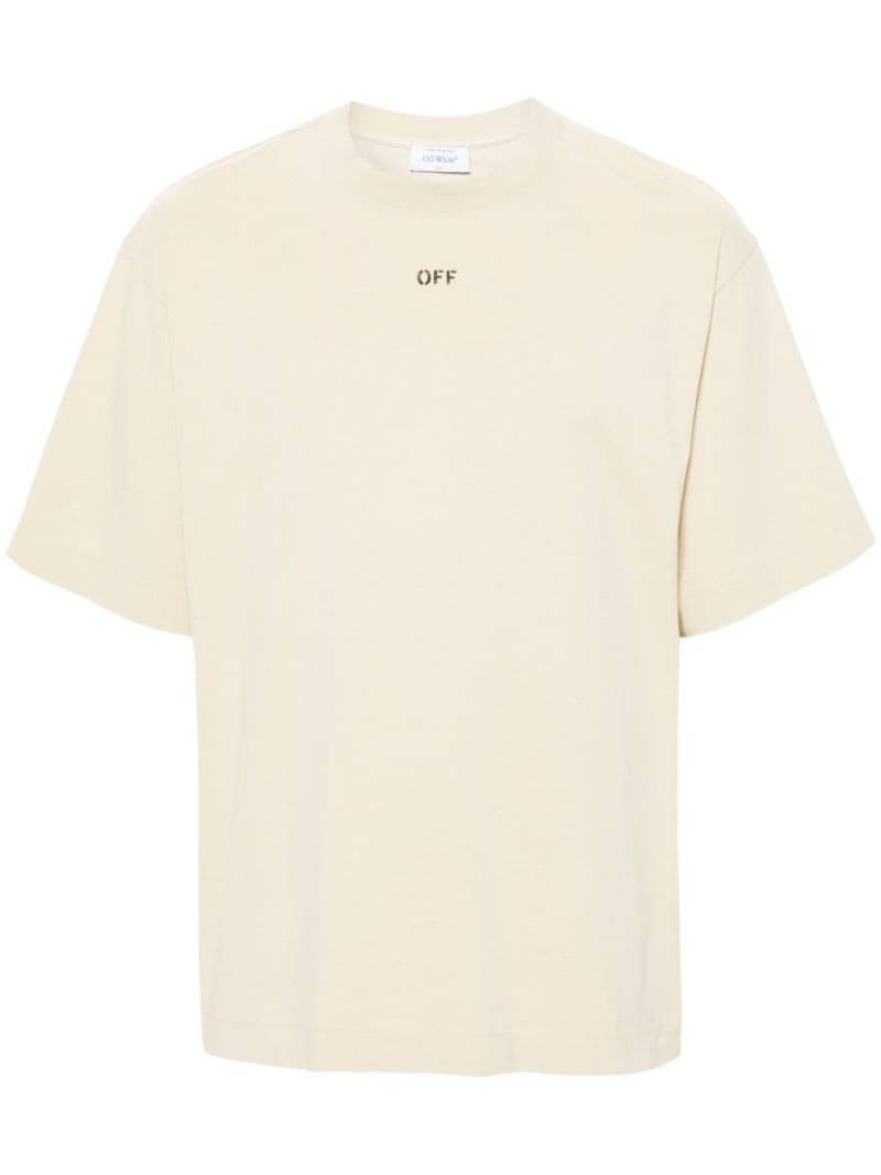 Off-White Off Stamp Skate cotton T-shirt - Neutrals von Off-White