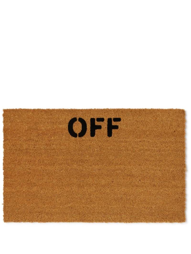 Off-White Off Stamp doormat (50cm x 80cm) - Brown von Off-White