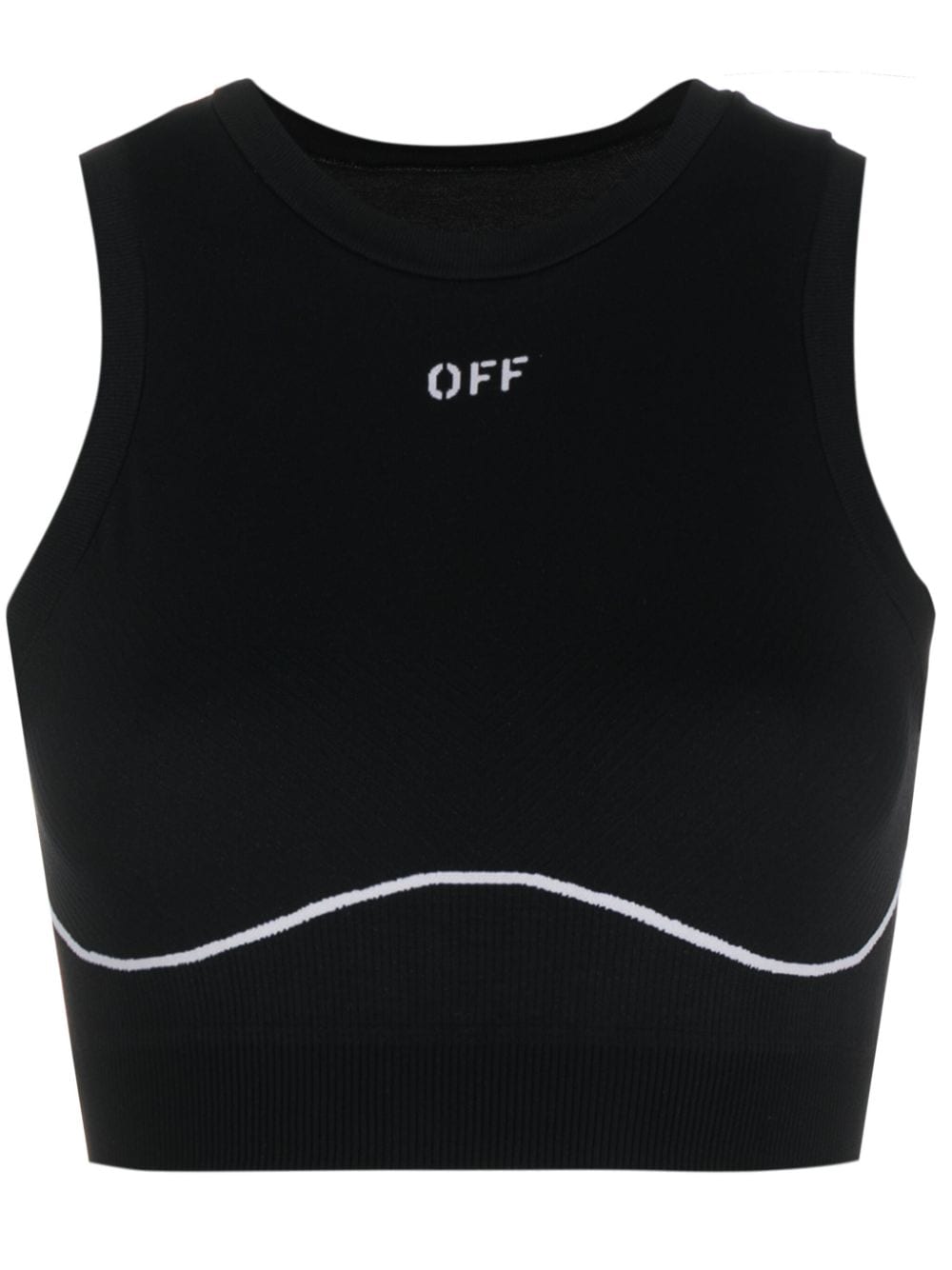 Off-White Off-Stamp sports bra - Black von Off-White