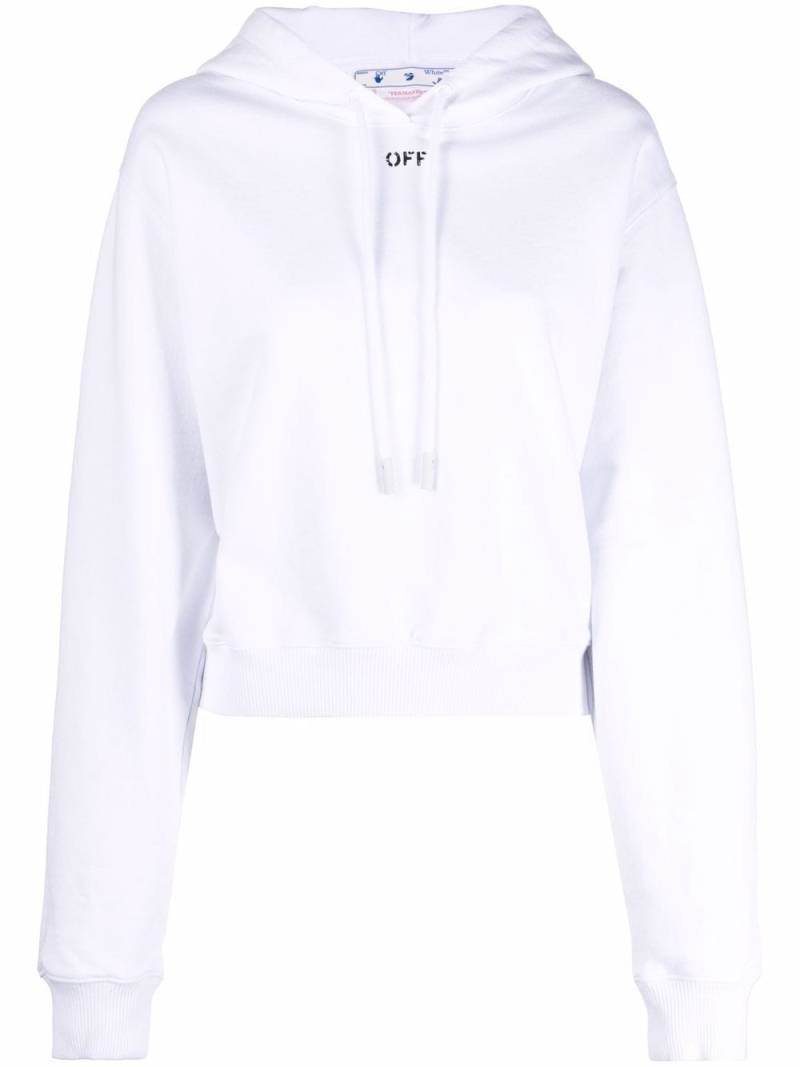 Off-White Off-stamp cropped hoodie von Off-White