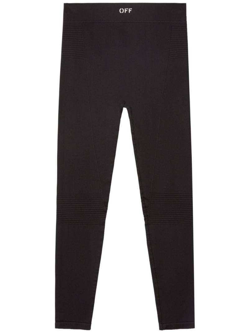 Off-White Off-stamp leggings - Black von Off-White