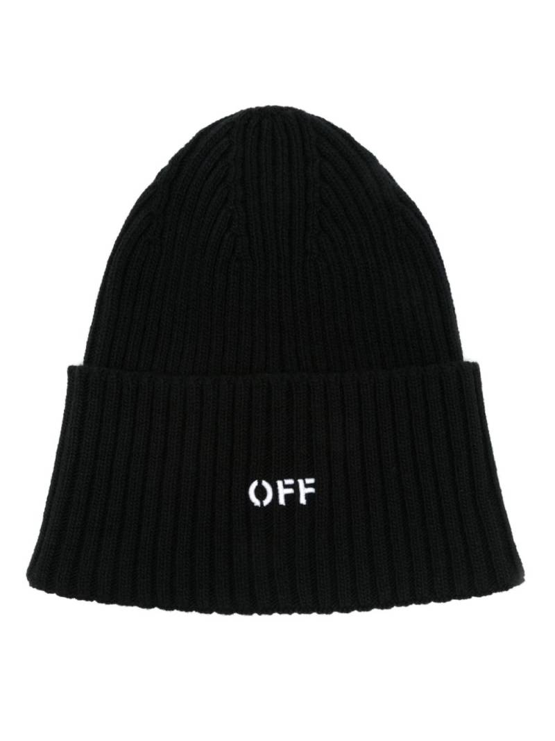 Off-White Offstamp beanie - Black von Off-White