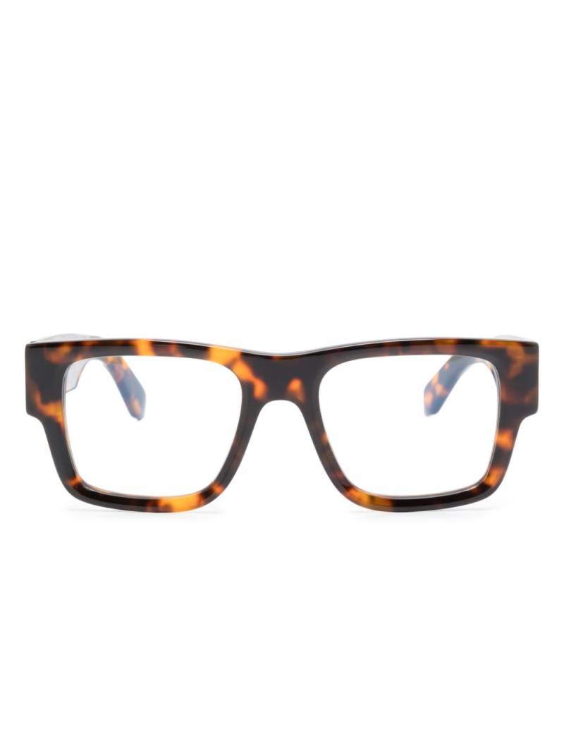 Off-White Eyewear Optical Style 40 square-frame glasses - Brown von Off-White Eyewear