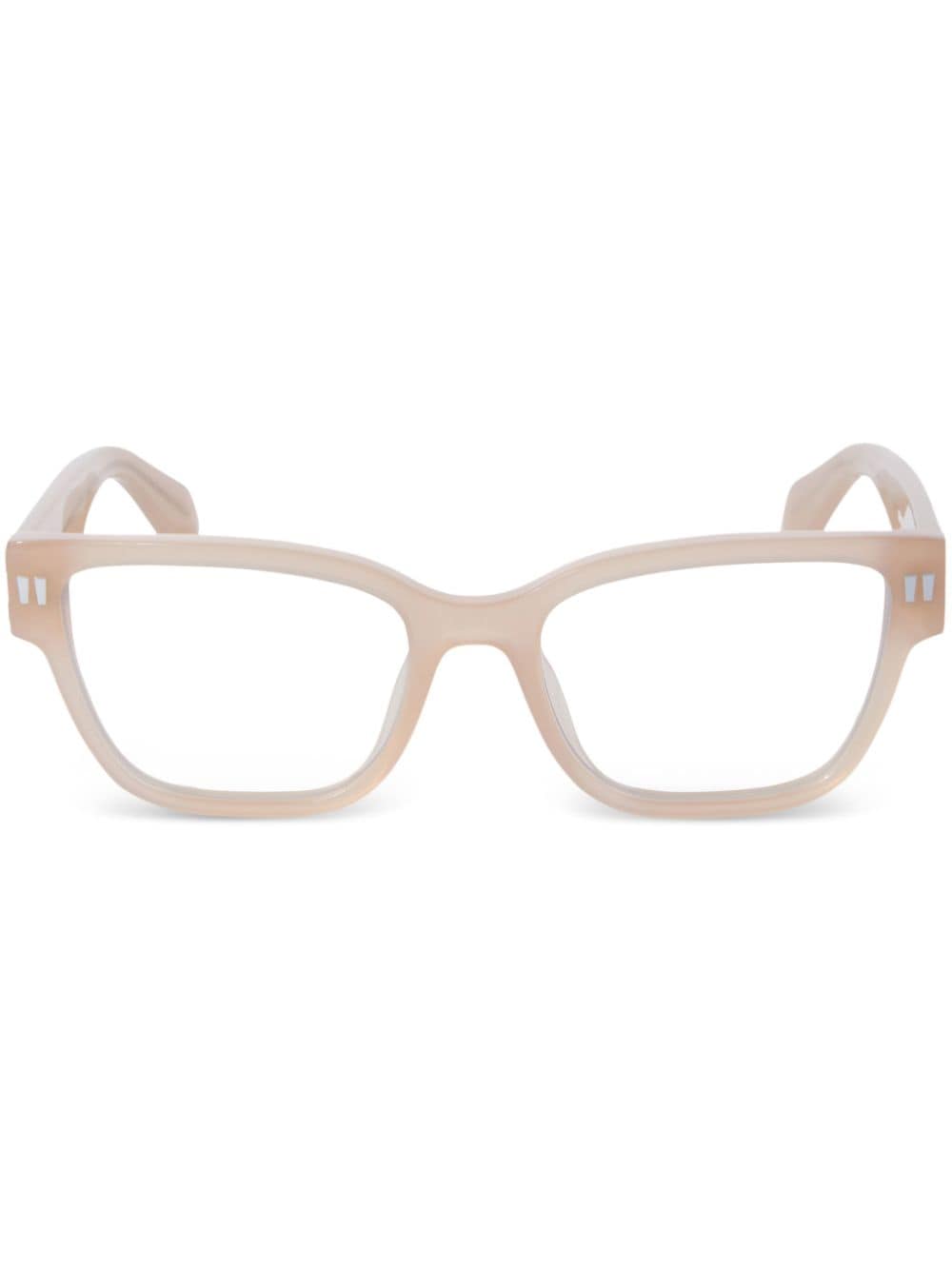 Off-White Eyewear Optical Style 56 glasses - Neutrals von Off-White Eyewear