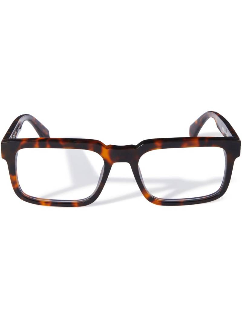 Off-White Eyewear Optical Style 70 glasses - Brown von Off-White Eyewear