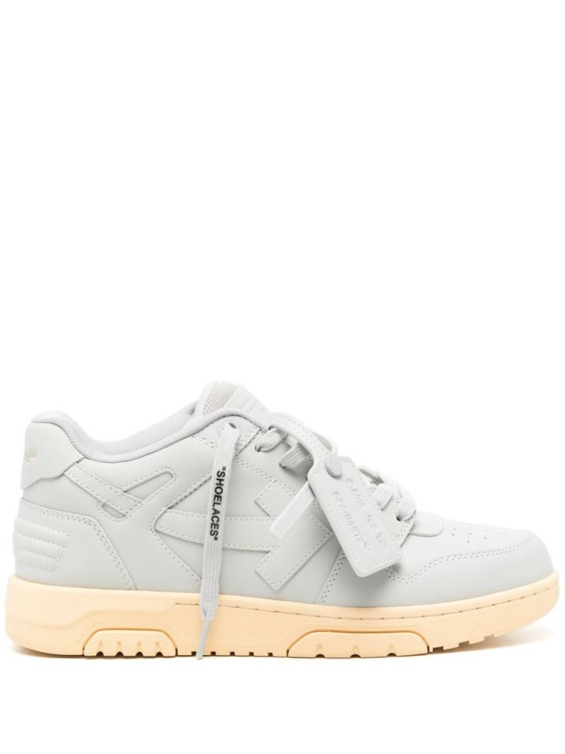 Off-White Out Of Office leather sneakers - Grey von Off-White