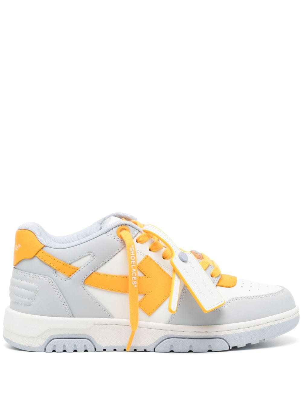 Off-White Out Of Office panelled leather sneakers - Blue von Off-White
