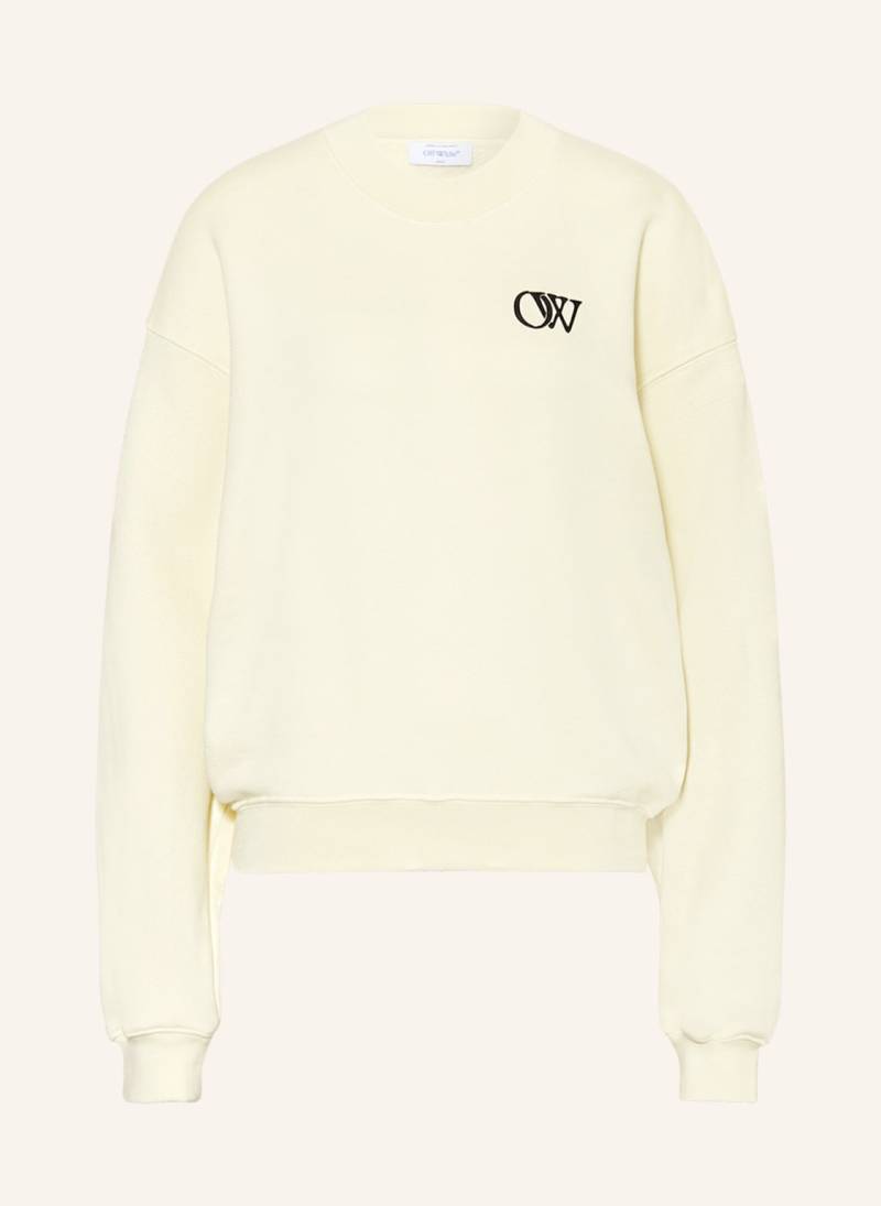 Off-White Oversized-Sweatshirt beige von Off-White