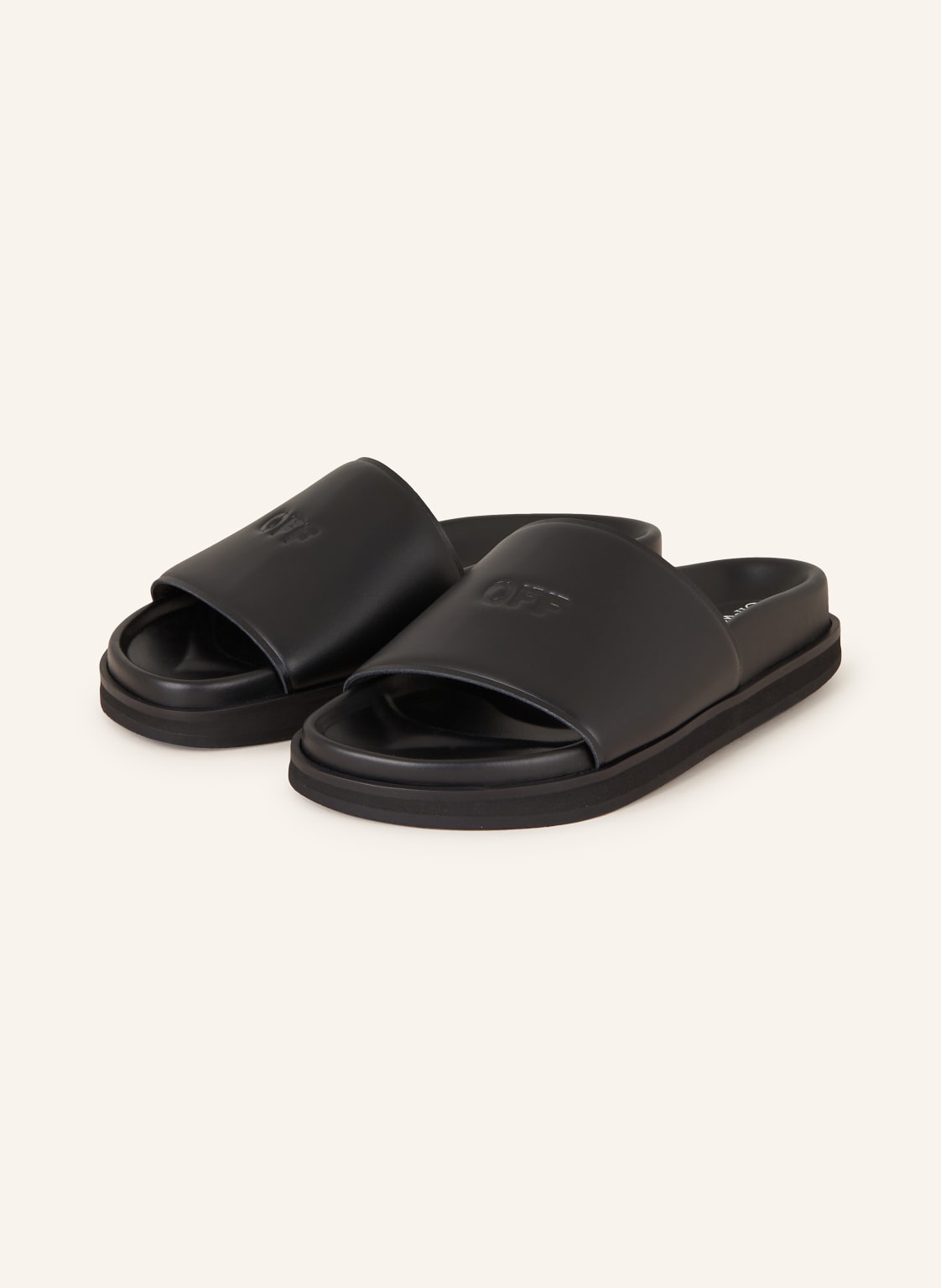 Off-White Pantoletten Cloud Off schwarz Off-White Pantoletten Cloud Off schwarz von Off-White
