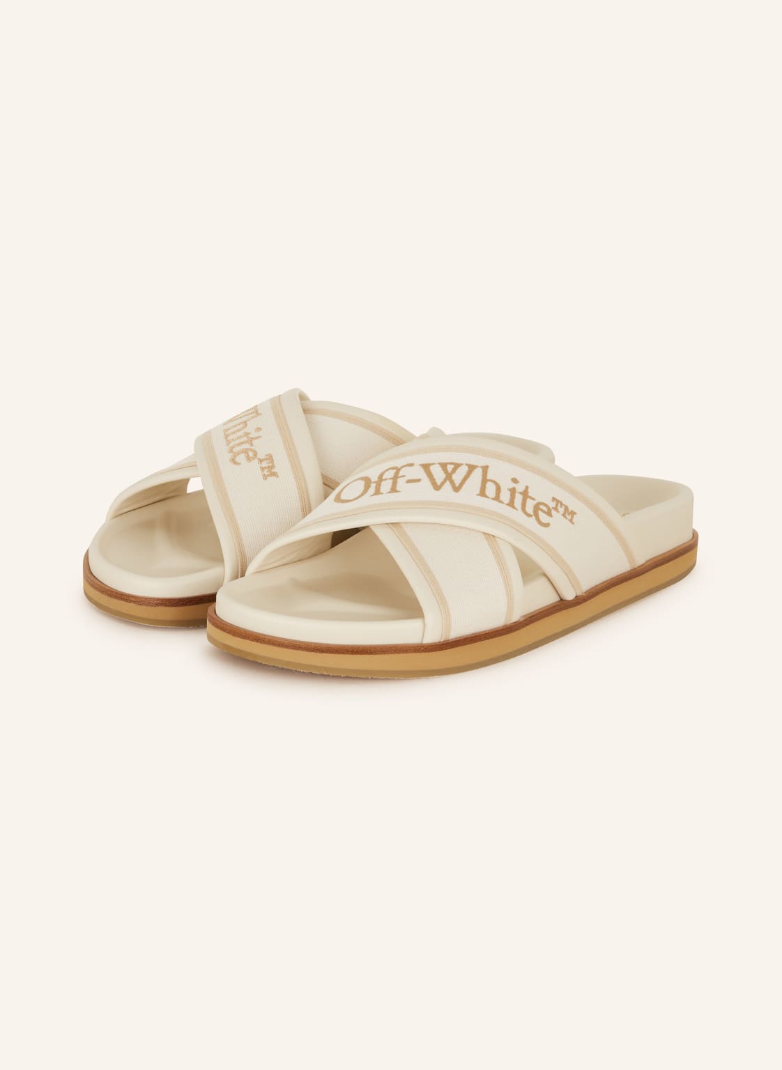 Off-White Pantoletten Cloud beige Off-White Pantoletten Cloud beige von Off-White