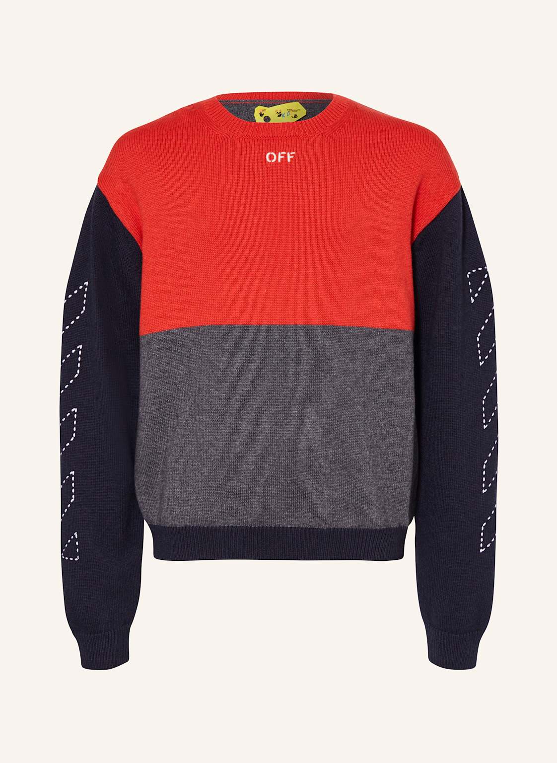 Off-White Pullover rot Off-White Pullover rot von Off-White