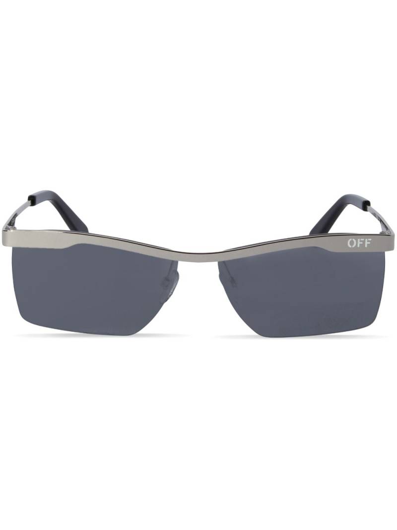 Off-White Eyewear Rimini rectangle-frame sunglasses - Silver von Off-White Eyewear