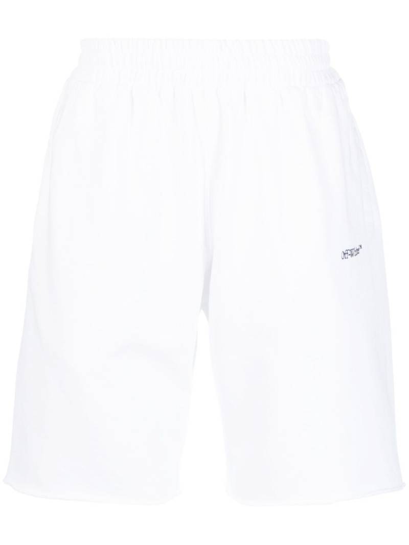 Off-White Scribble Diag print track shorts von Off-White