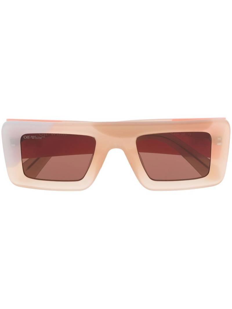 Off-White Eyewear Seattle square-frame sunglasses - Neutrals von Off-White Eyewear