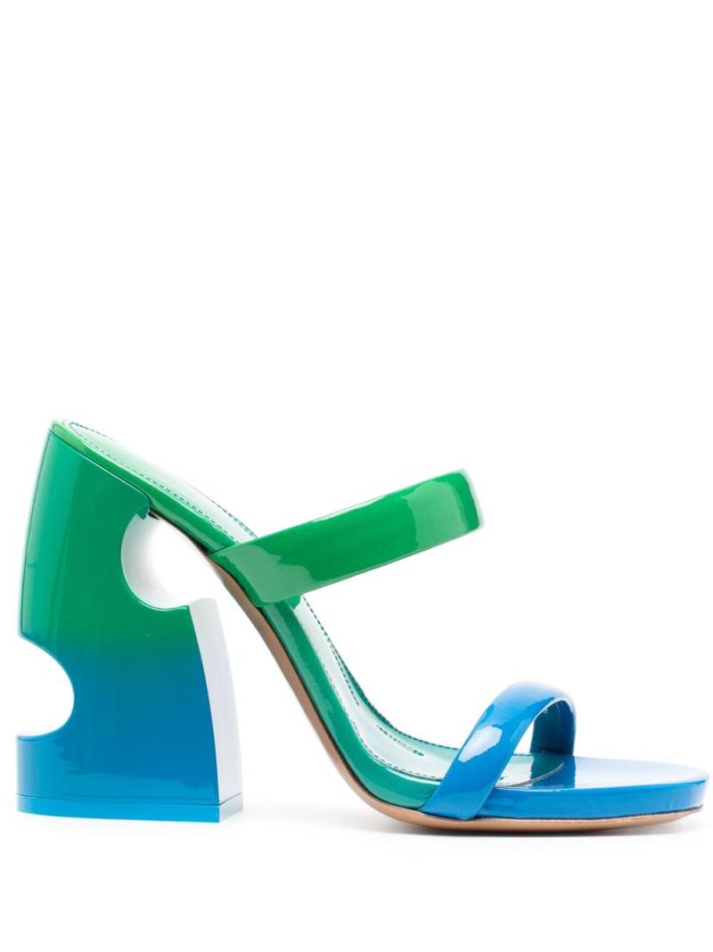 Off-White Shade Meteor Block 120mm sandals - Blue von Off-White