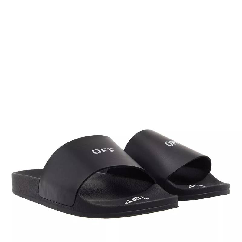 Off-White Slipper & Pantoletten - Off Stamp Slider - Gr. 39 (EU) - in Schwarz - für Damen von Off-White