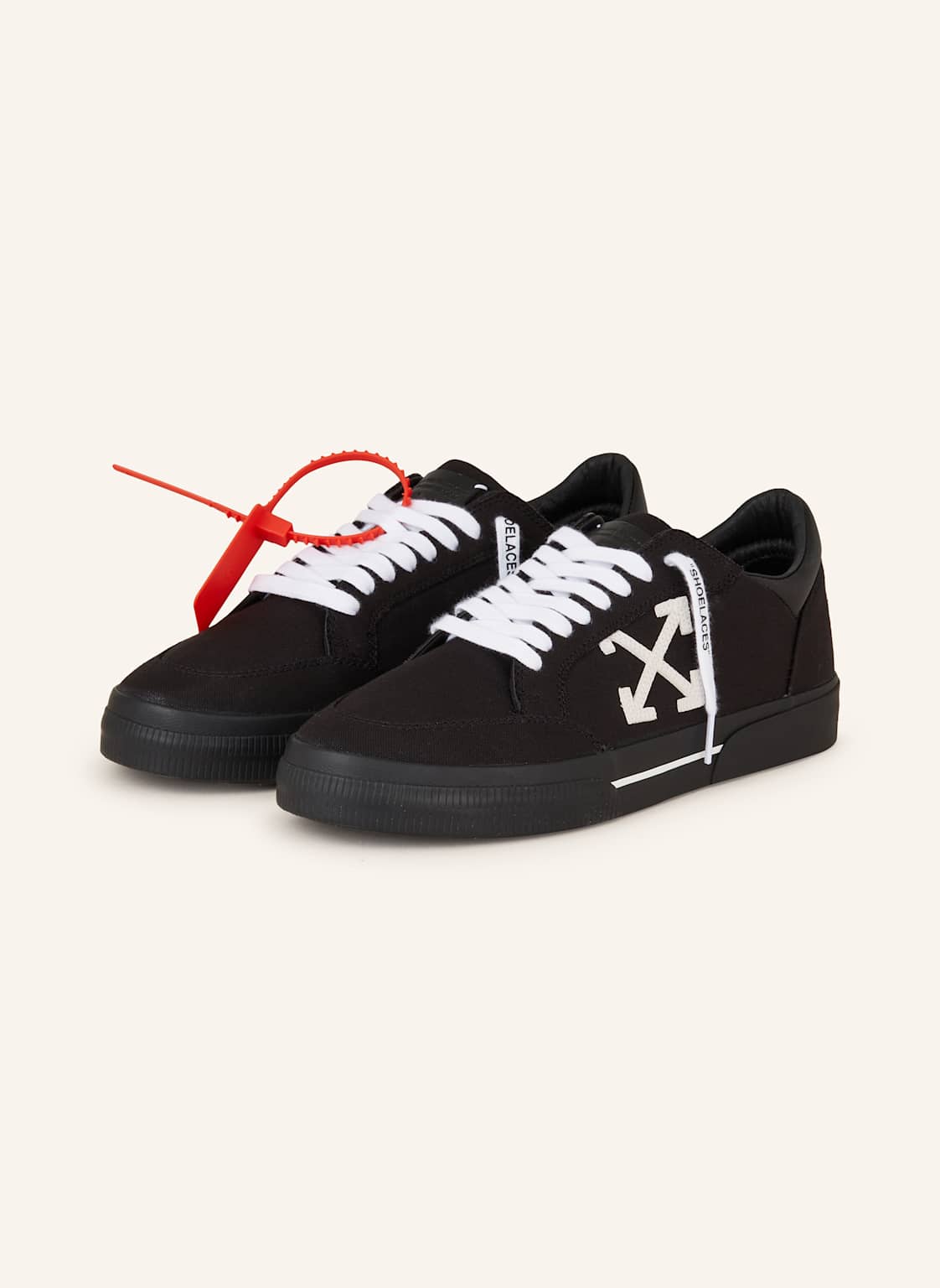 Off-White Sneaker New Low Vulcanized Canvas schwarz von Off-White