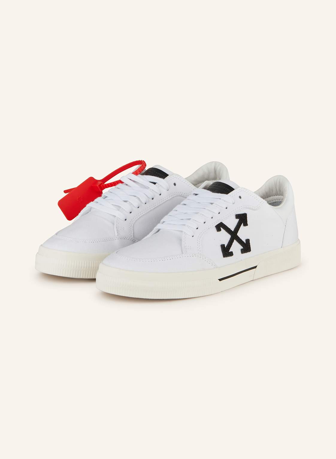 Off-White Sneaker New Low Vulcanized Canvas weiss von Off-White