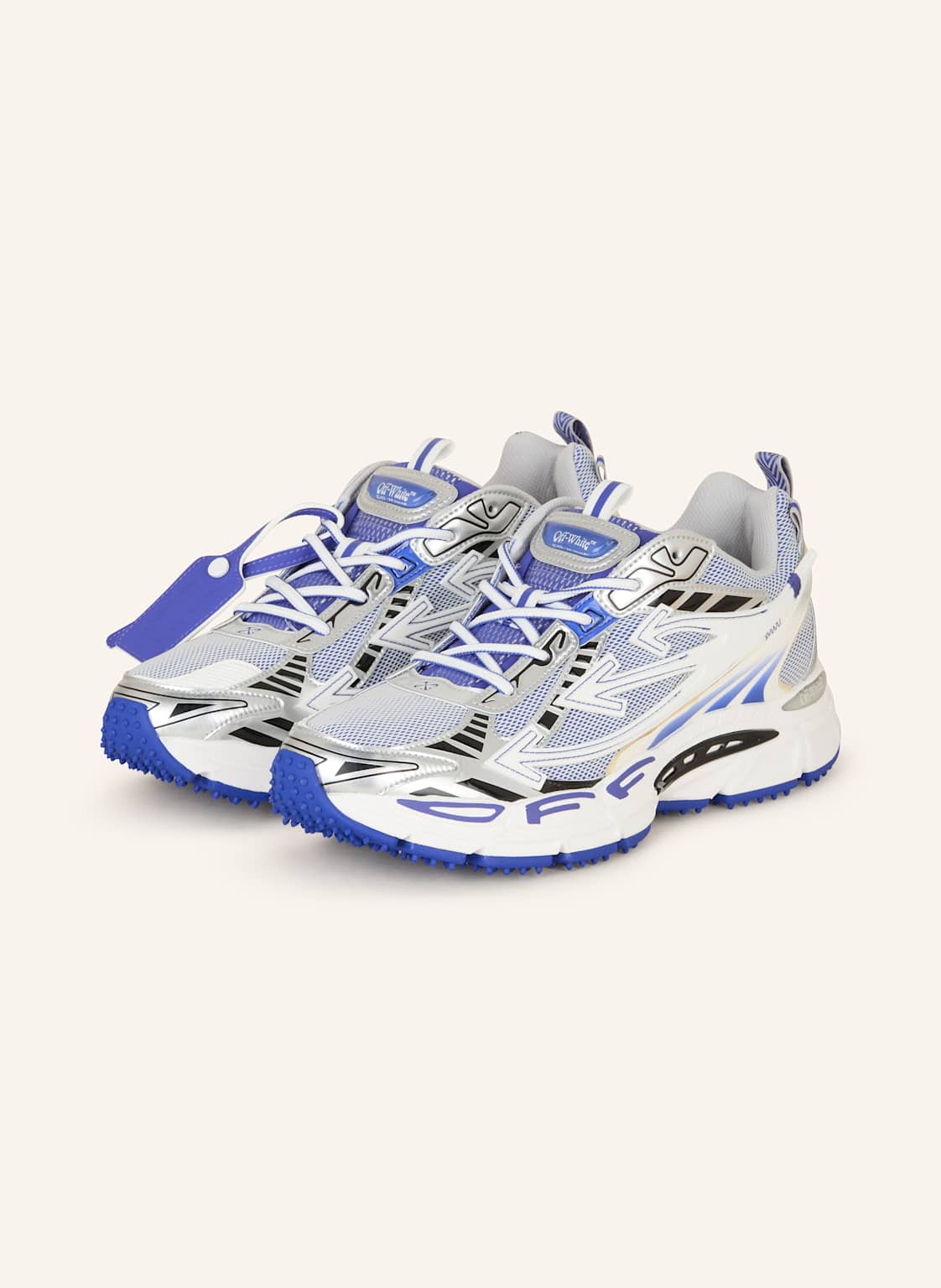 Off-White Sneaker Ow Be Right Back blau von Off-White