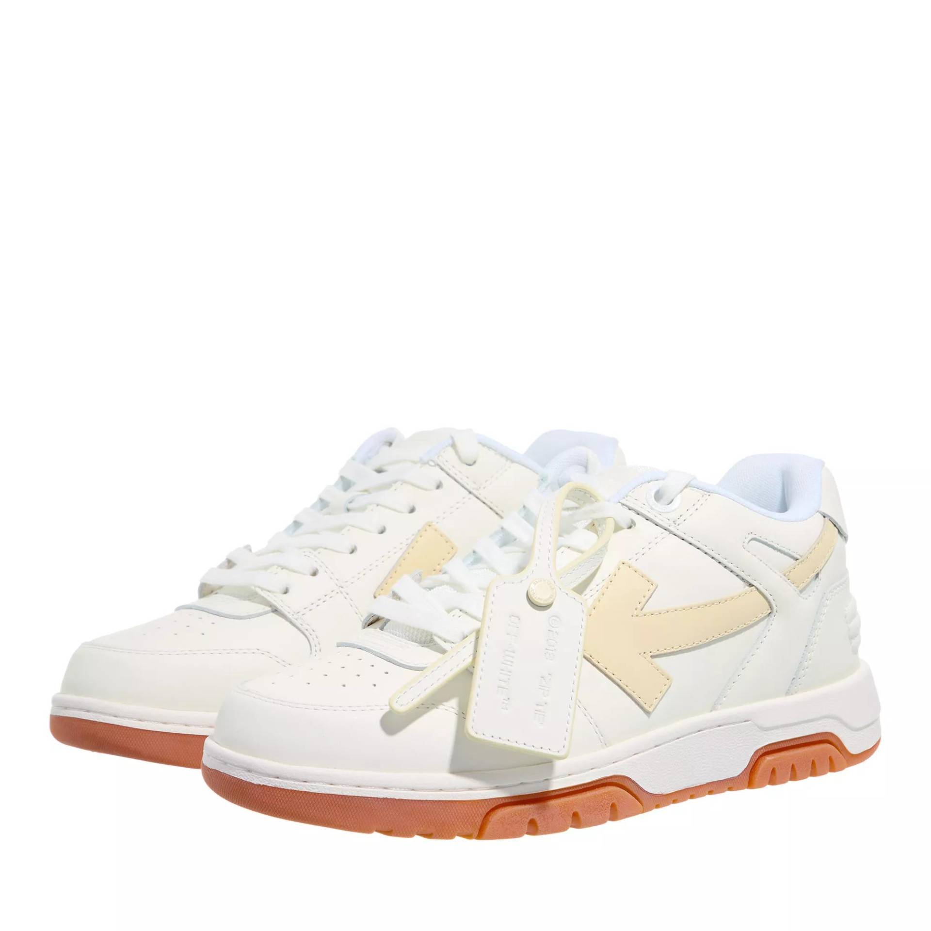 Off-White Sneakers - Out Of Office Calf Leather - Gr. 37 (EU) - in Beige - für Damen von Off-White